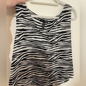 Zebra print blouse